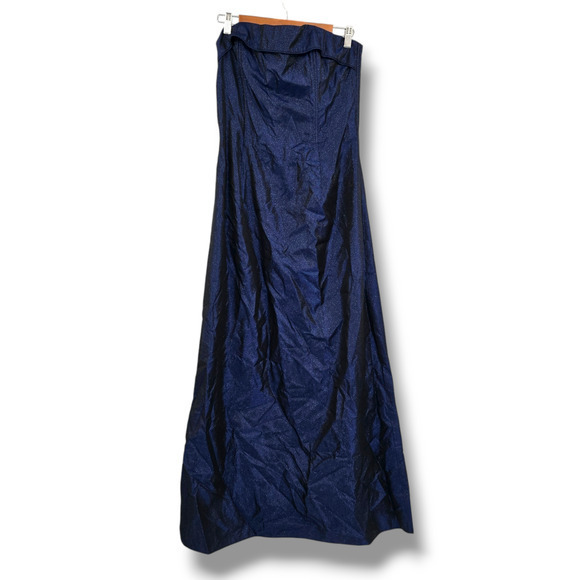 NEW Jessica McClintock For Gunne Sax Women's Maxi Sparkly Strapless Formal Dress - Picture 1 of 12